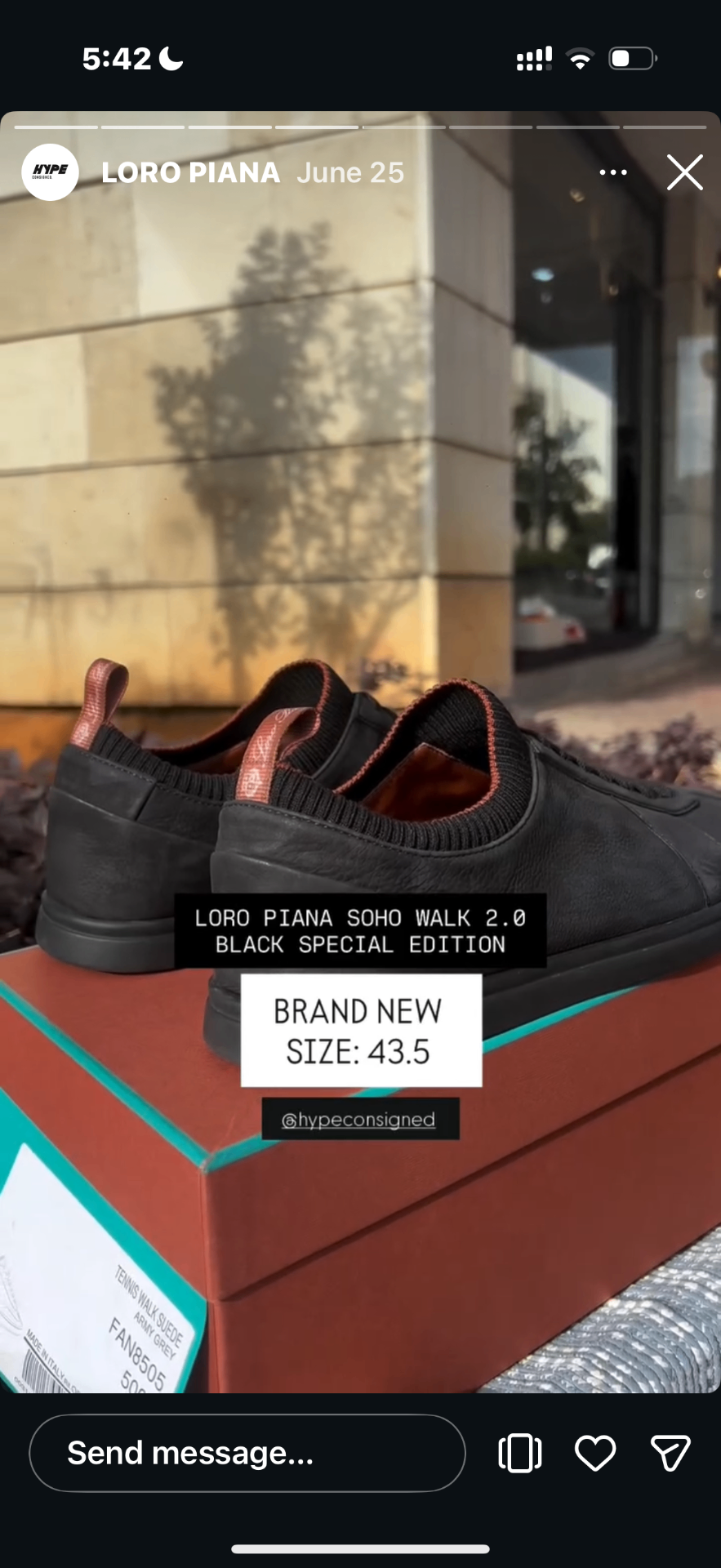 Loro Piana Soho Walk 2.0 — Black Special Edition